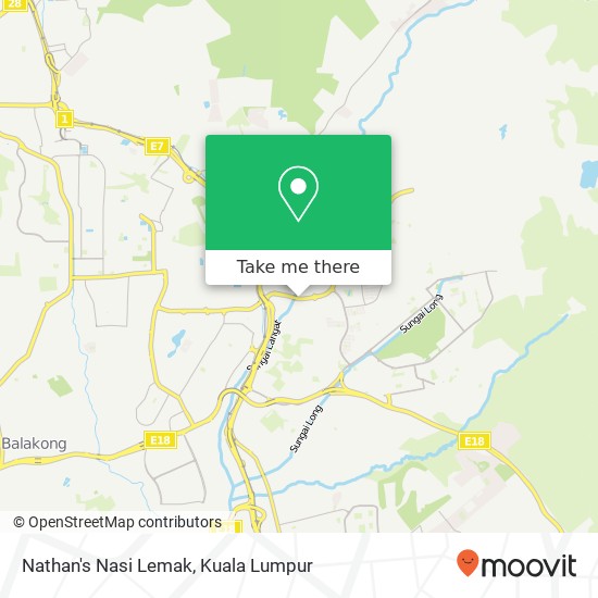 Nathan's Nasi Lemak map