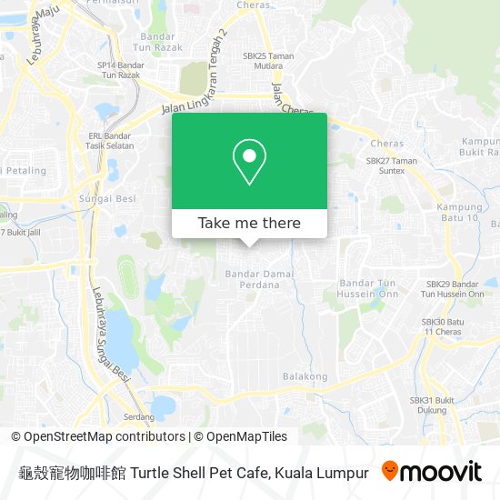 Peta 龜殼寵物咖啡館 Turtle Shell Pet Cafe