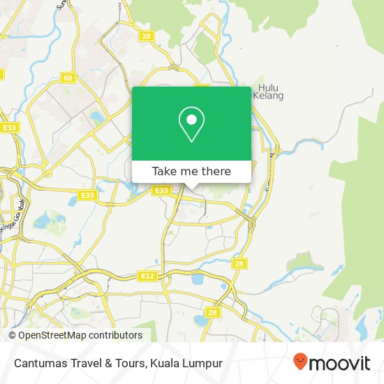 Cantumas Travel & Tours map