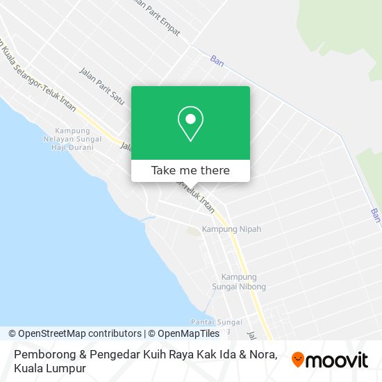 Peta Pemborong & Pengedar Kuih Raya Kak Ida & Nora