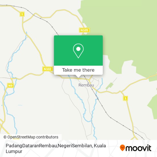 PadangDataranRembau,NegeriSembilan map