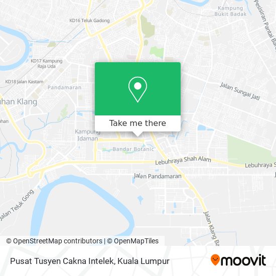 Pusat Tusyen Cakna Intelek map