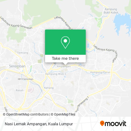 Nasi Lemak Ampangan map