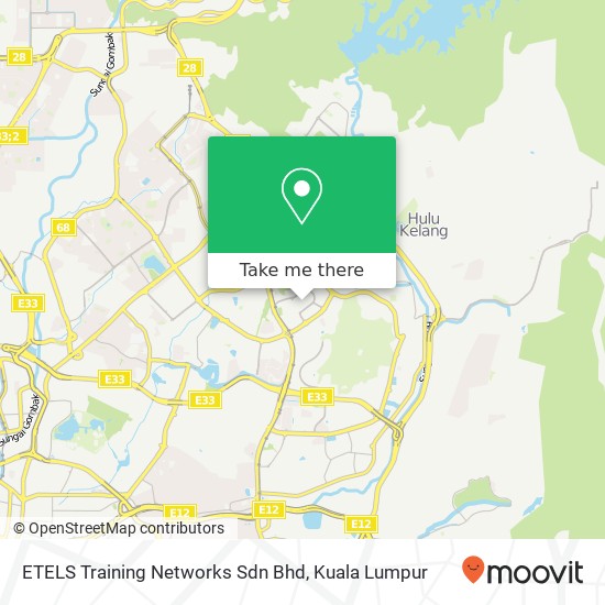 ETELS Training Networks Sdn Bhd map