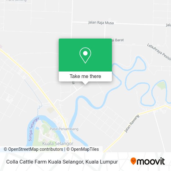 Colla Cattle Farm Kuala Selangor map