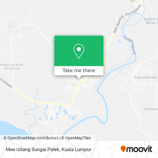 Peta Mee Udang Sungai Pelek