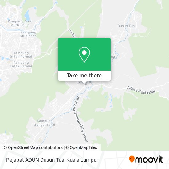 Peta Pejabat ADUN Dusun Tua