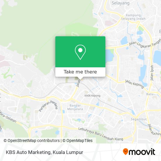KBS Auto Marketing map