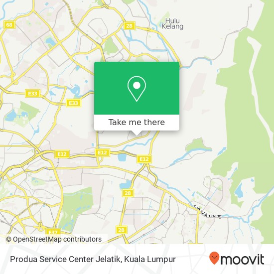 Produa Service Center Jelatik map