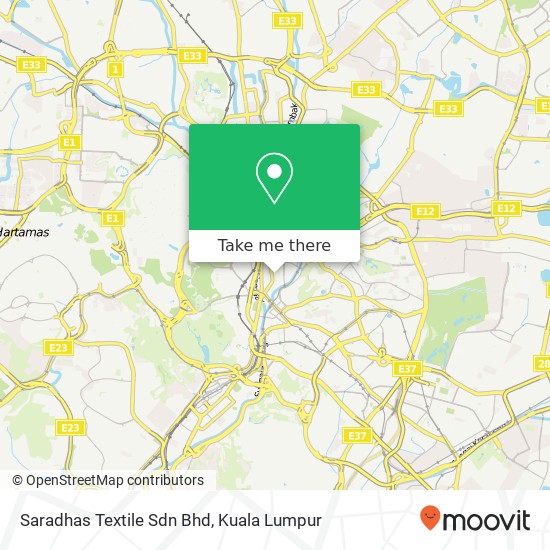 Saradhas Textile Sdn Bhd map