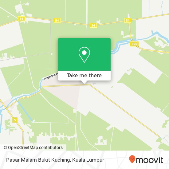 Pasar Malam Bukit Kuching map