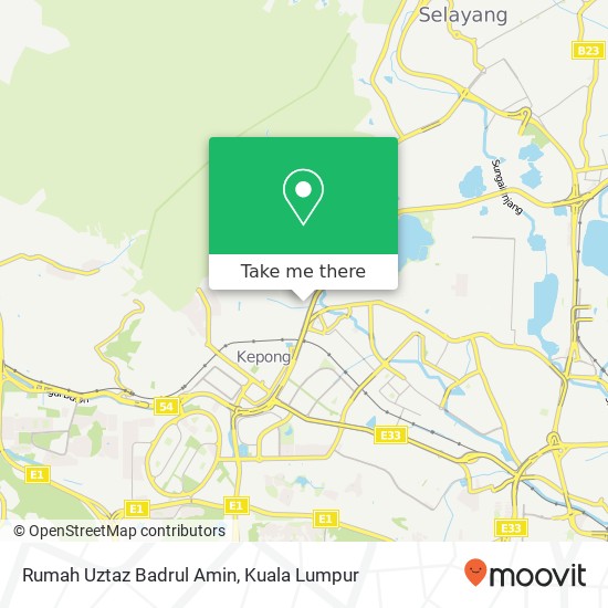 Rumah Uztaz Badrul Amin map