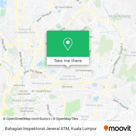 Bahagian Inspektorat Jeneral ATM map