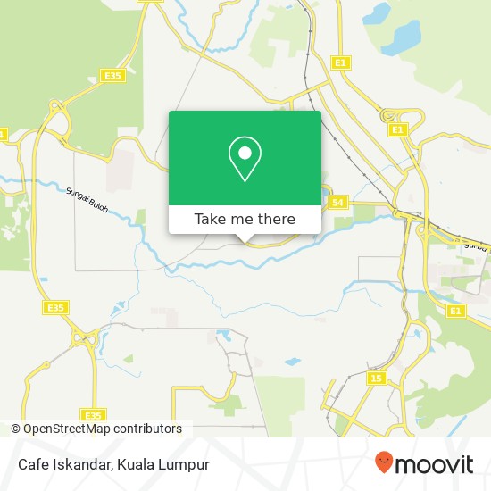 Peta Cafe Iskandar