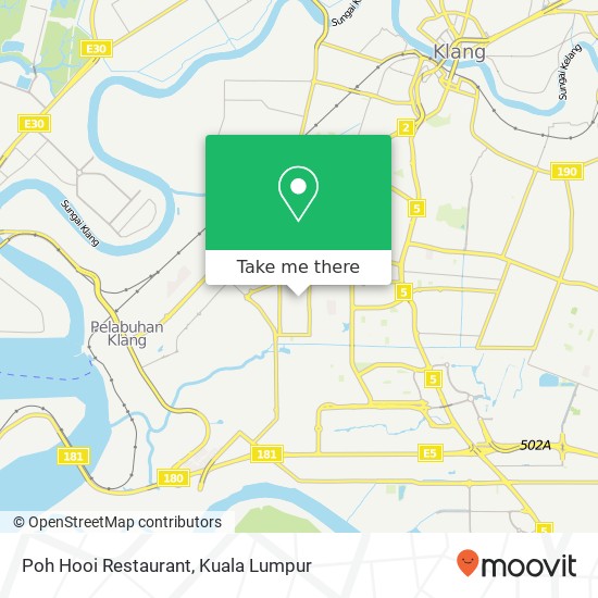 Poh Hooi Restaurant map