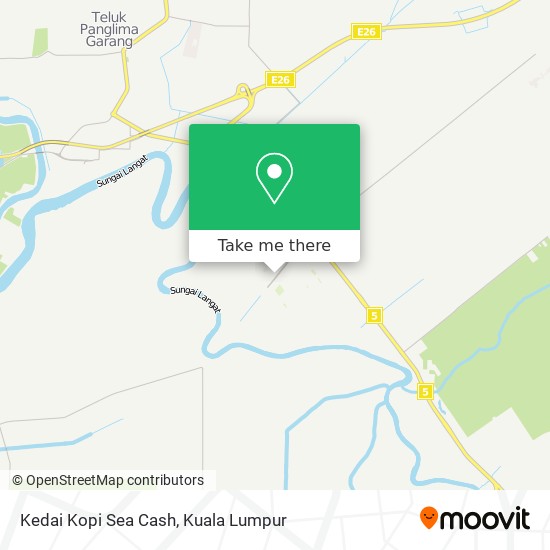 Kedai Kopi Sea Cash map