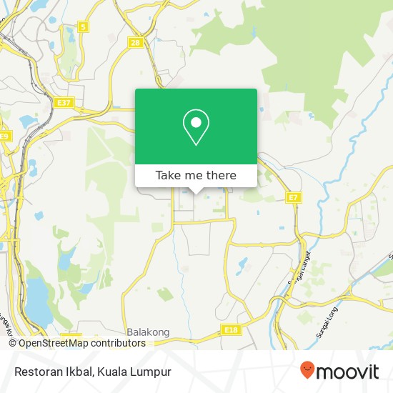Restoran Ikbal map