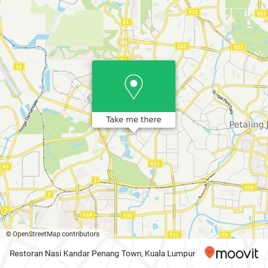 Peta Restoran Nasi Kandar Penang Town