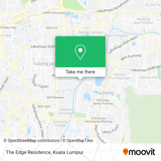 The Edge Residence map