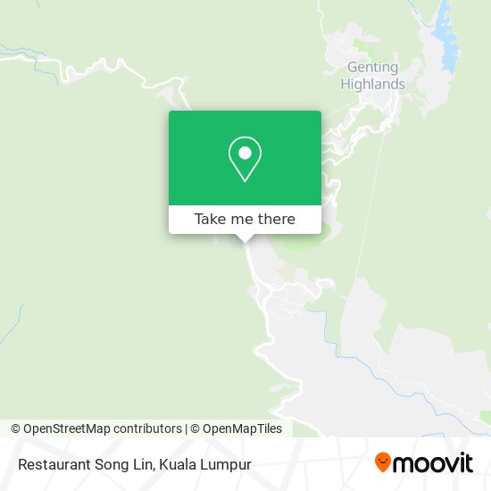 Restaurant Song Lin map