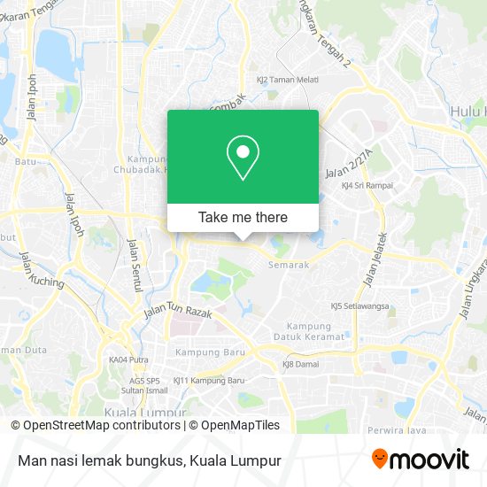 Man nasi lemak bungkus map