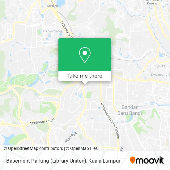 Basement Parking (Library Uniten) map