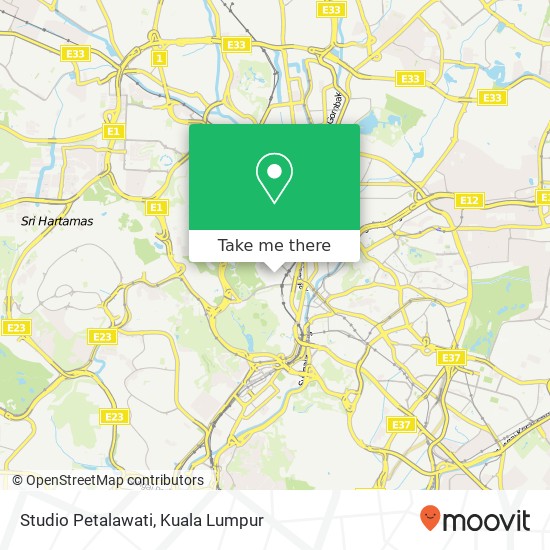 Studio Petalawati map
