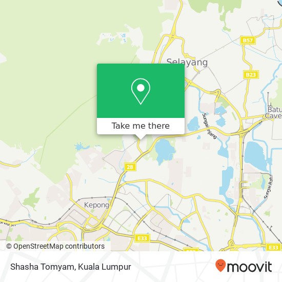 Shasha Tomyam map