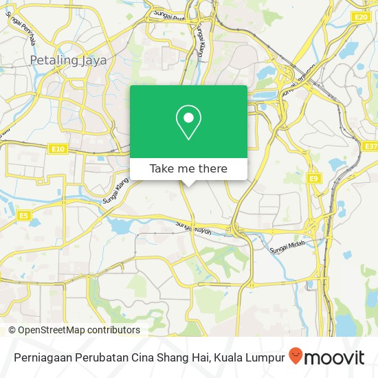 Perniagaan Perubatan Cina Shang Hai map