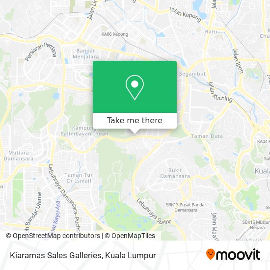 Kiaramas Sales Galleries map