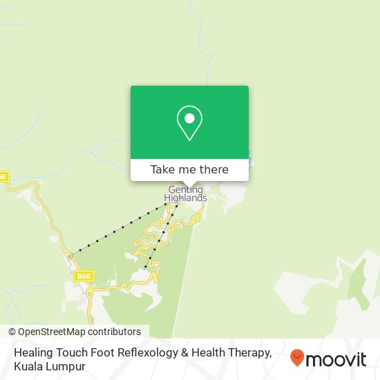 Healing Touch Foot Reflexology & Health Therapy map