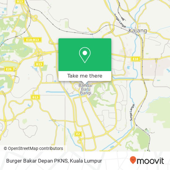 Burger Bakar Depan PKNS map