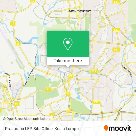 Peta Prasarana LEP Site Office