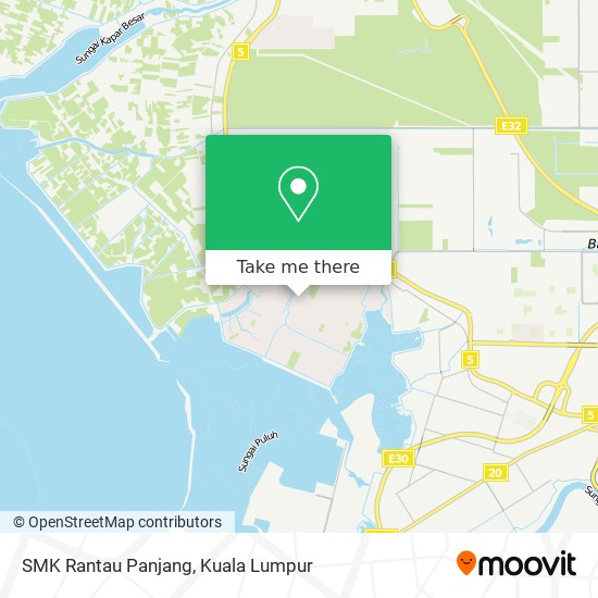 SMK Rantau Panjang map