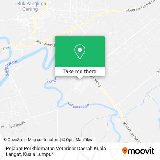 Pejabat Perkhidmatan Veterinar Daerah Kuala Langat map