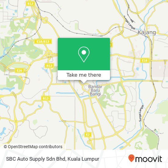 Peta SBC Auto Supply Sdn Bhd