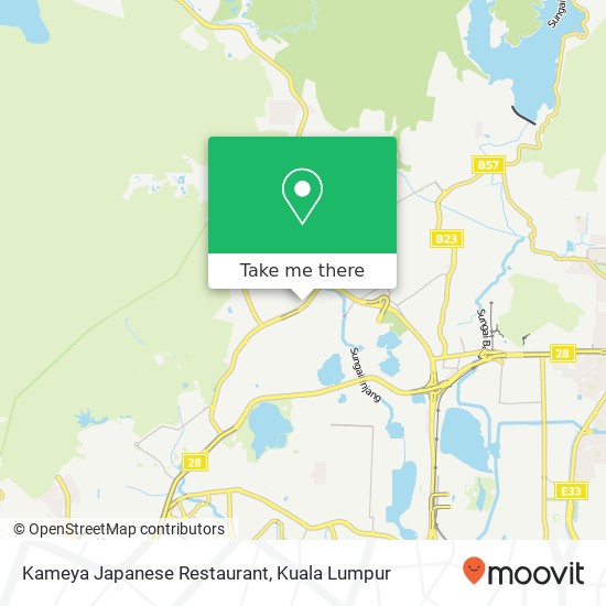 Kameya Japanese Restaurant map