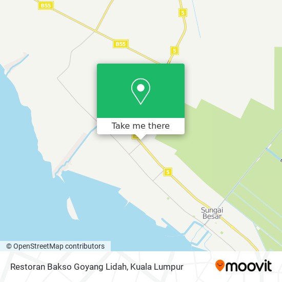 Restoran Bakso Goyang Lidah map