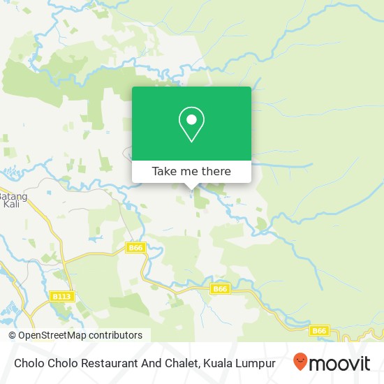 Cholo Cholo Restaurant And Chalet map
