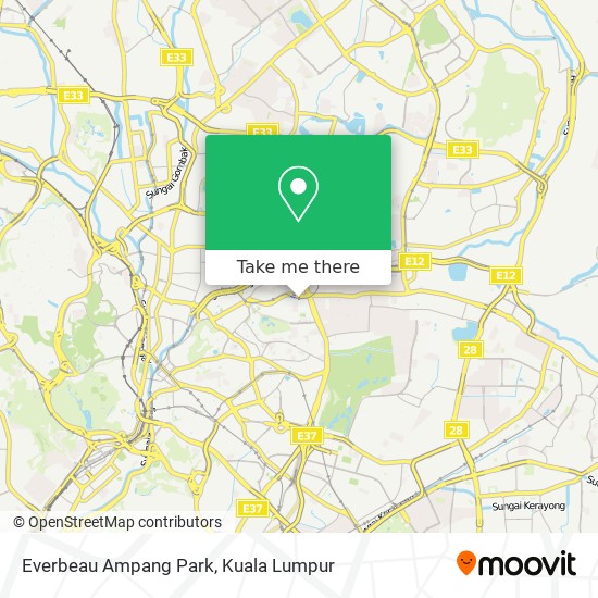 Everbeau Ampang Park map