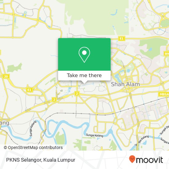 Peta PKNS Selangor