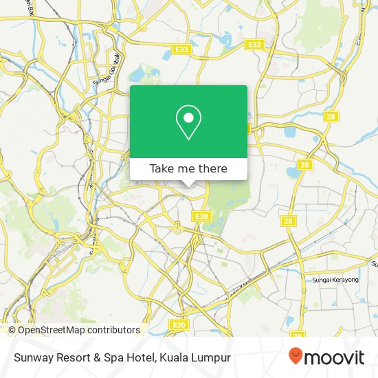 Sunway Resort & Spa Hotel map