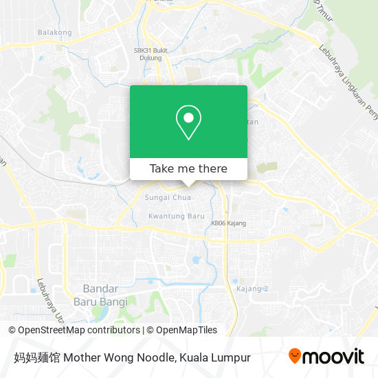 妈妈麺馆 Mother Wong Noodle map