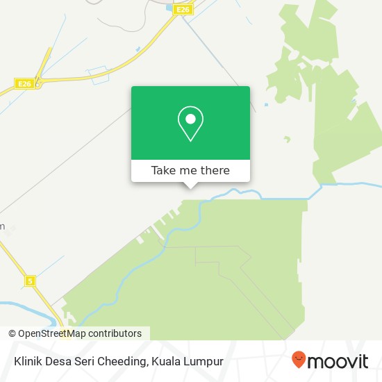 Klinik Desa Seri Cheeding map