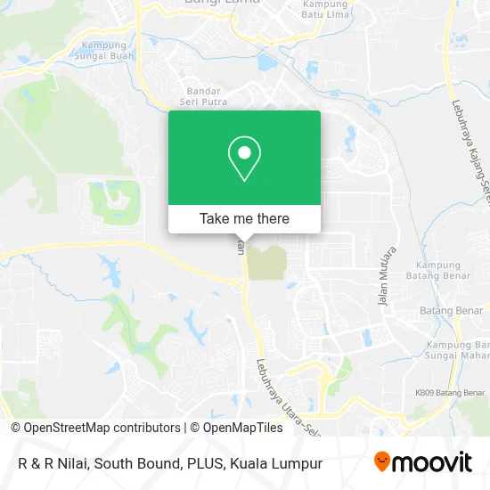 R & R Nilai, South Bound, PLUS map