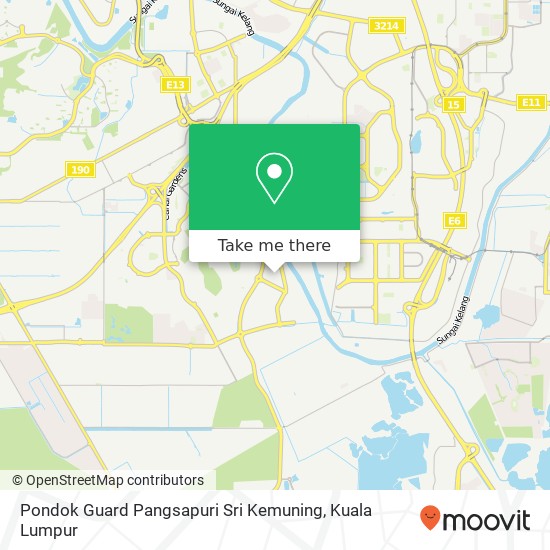 Pondok Guard Pangsapuri Sri Kemuning map