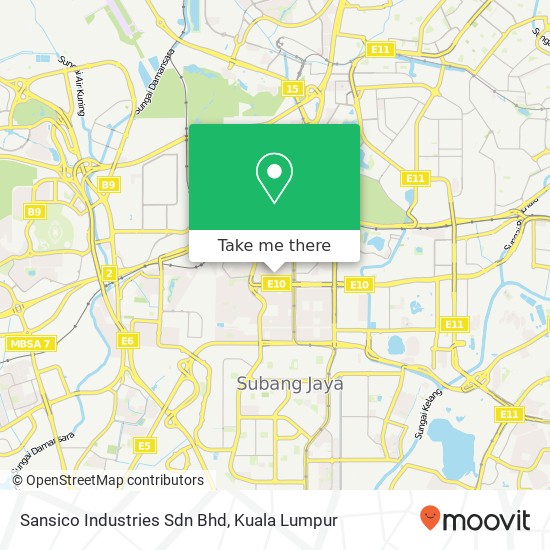 Sansico Industries Sdn Bhd map