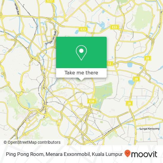 Ping Pong Room, Menara Exxonmobil map