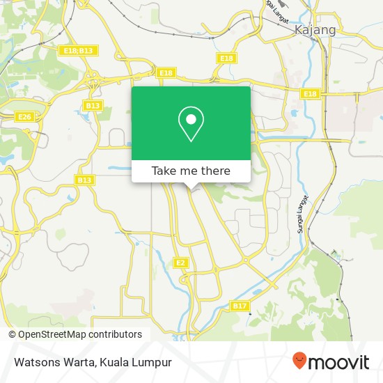 Watsons Warta map