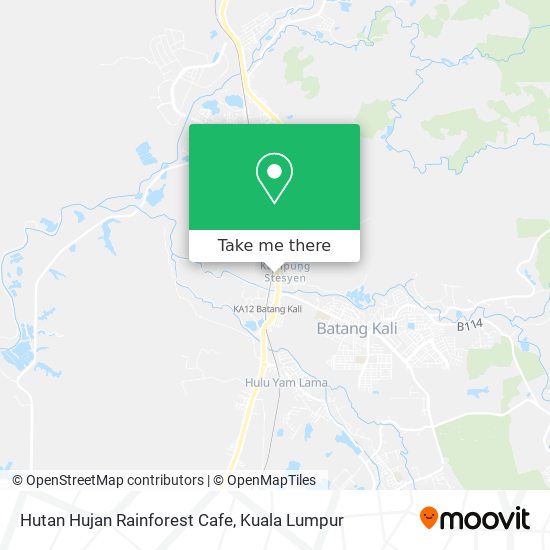 Peta Hutan Hujan Rainforest Cafe